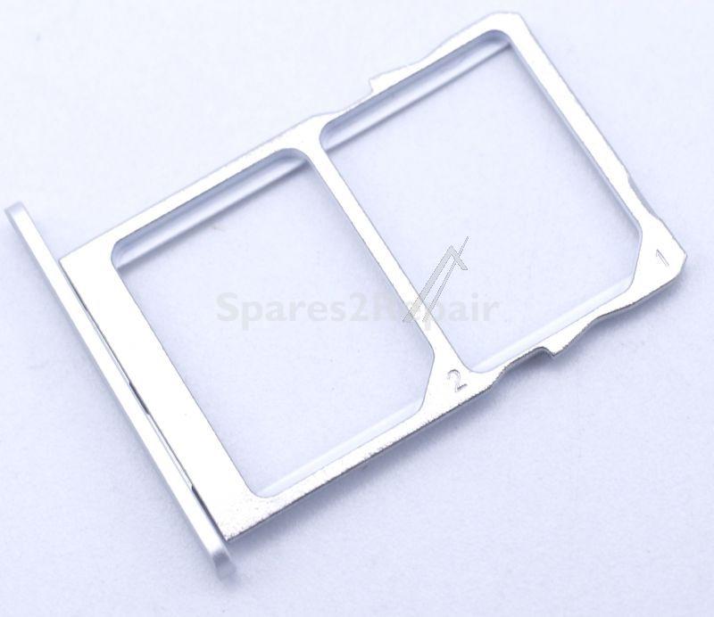Nokia Sim card Holder - Mene152003a Nokia 3 Dual Sim Sim Card Holder For White-silver