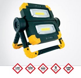 Schwaiger Handlamp - Multifunctional Spotlight *dual* Rechargeable, With Rotatable Luminaires - WLED30 513