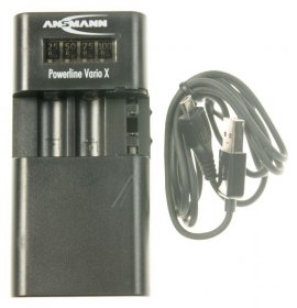 Ansmann Standard Battery Charger - Powerline Vario X 1001-0085 Universal Charger For Li-ion-li-po Batteries