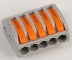 Wago Terminal Strip - 5-leiter-verbindungsklemme 0,08-2,5mm² 1 Stuck