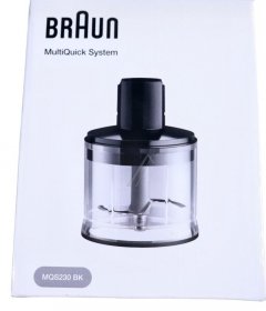 Braun Controlled Crushing - Mqs230bk Ax22110050 Chopper Complete 500ml For Braun Hand Blender Type 4200 Hb701 Hb901 Ax22110050