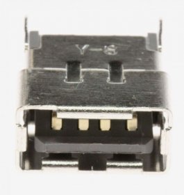 Samsung Usb socket - 3722-003037 Jack-usb:4p-1c W-l au-ni blk angle a