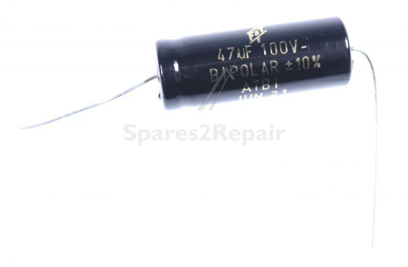 Ftcap 100v Axial Electrolytic 85 Deg - 47uf-100v Axial Elko 14x37mm