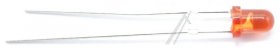 Multicomp Led Red - Led 3mm Red, 1,9v 2,4v 35° 300mcd - 703-0091