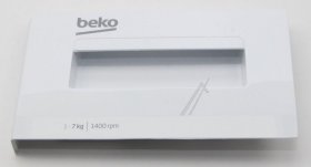 Detergent Dispenser Cover - 2459209773 C00872665 Detergent Drawer Front Cover Assembly [Arcelik]