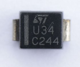Stmicroelectronics Smd Diode - 40v-3a Stps340u Smd Schottky Diode Do-214aa-smb