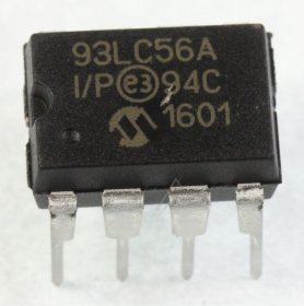 Microchip Eeprom - 93lc56a Eeprom Serial 2kb,smd,pdip8 Typ: