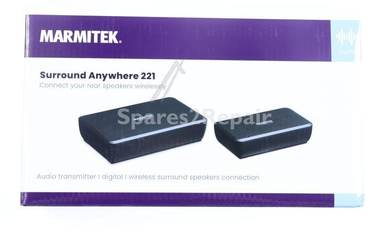 Marmitek Audio/video Signal Transmitter - Anywhere 650 Audio Transmitter | Digital | Wireless | Surround Speakers