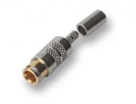 Huber+suhner Mcx-jack - Mcx Kupplung Vergoldet, Crimp Fur Rg174,rg188,rg316