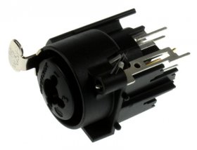 Neutrik Xlr Socket - 3-polige Xlr Einbaubuchse Kombiniert Mit 6.35 Mm Klinkenbuch