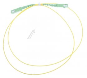 Logilink Optical Plug/optical Plug - Fibre Simplex Patch Cord, Os2 Sm G.657.a2, Sc-apc To Sc-apc, 1 M