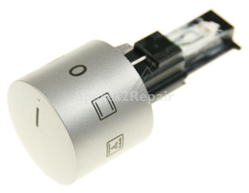 Control Knobs - 140109319214 Knob Function Inox 7+0 [Electrolux Aeg]