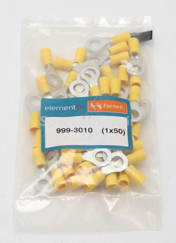 Jst Ring Cable Socket - M8 Ringkabelschuh, M8, , 10 Awg, 6.64 Mm², R, Gelb, 50 Stuck