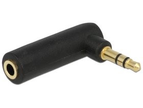 Delock Jack-adapter - Adapter Audio Stereo 3.5 Mm 3 Pin Plug > Jack Angled