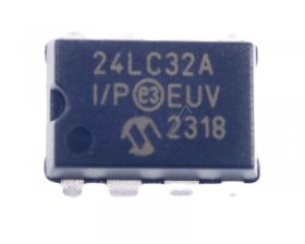 Microchip Memory Ic - 24lc32a 24lc32a-i-p Ic Smd Soic-8