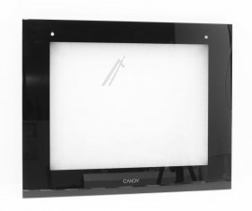 Oven outer Door - 70041753 Assembly Door External Glass +rail [Candy Hoover]