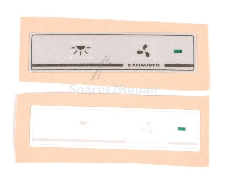 Faber Franke Roblin Fireplace - 133 0297 627 Sp Hood Decal Exhausto 64x16 5m