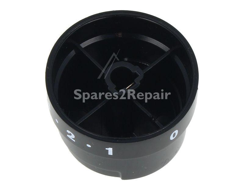Control Knobs - 140144432055 Button Functions Black 9+0 [Electrolux Aeg]