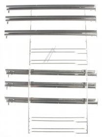 Telescopic Slideout Oven Grills - 11005093 Telescoping Extension Rails 3-fold [Bosch Siemens]