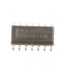Texas Instruments Operational Amplifier Ic - Cd4001bm Ic Cmos Smd Soic-14