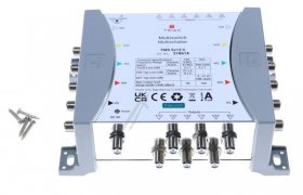 Triax Multi Switch - Tms 5x12 C 318614 4 Sat+1 Terr Input 12-way Ext Power Supply Terr Active-passive