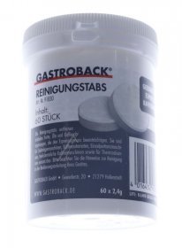Gastroback Workshop Service Aids - 91830 Cleaning Tablets For Espresso And Coffee Machines 60 Pieces à 2 4g