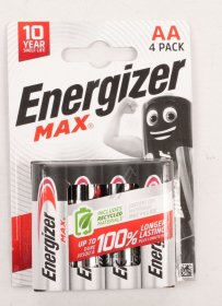 Energizer Aa - Battery - Lr06 E303323700 Max Mignon (aa) Chp 4 Pieces