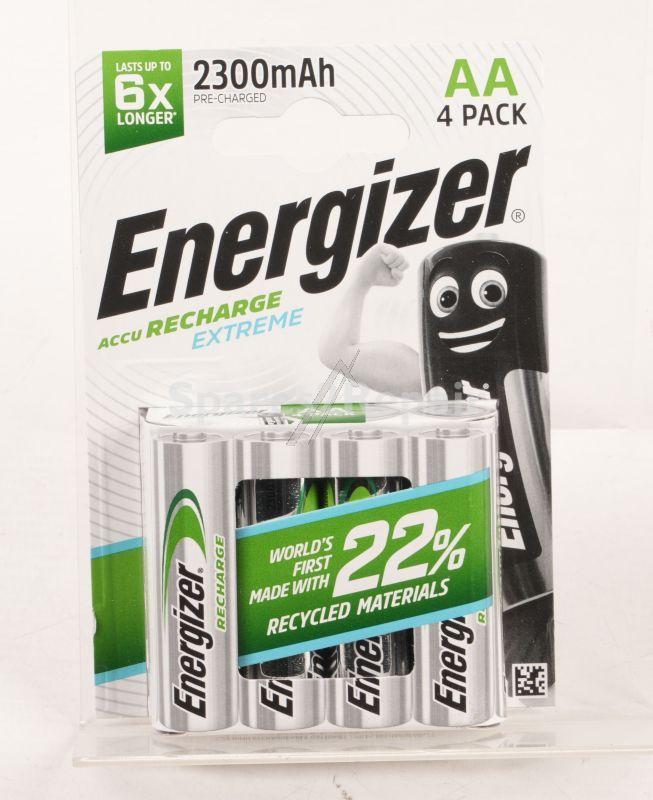 Energizer Aa size - Rechargeable Battery - Lr06 E300624607 Nimh Battery Extreme Mignon (aa) 2300mah Precharged Chp 4 Pieces
