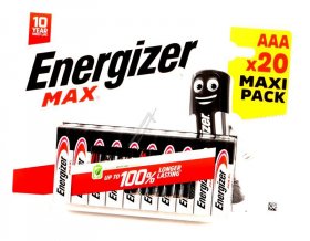 Energizer Aaa 1,5v Battery - E303349603 Max Micro (aaa) Chp 20 Stuck