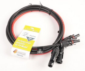Schwaiger Cable/plugs/adapter - Solar Somc4200 Extension Solar Cable With 2x Plug-coupling Red-black (dc) 2m