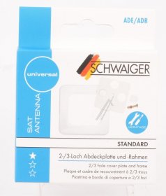 Schwaiger Surface Mounting Box Aerial S. - Ade-adr532 Cover Frame And Insert White