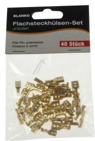 Flat Pin Bushing - 2 8mm-4 8mm-6 3mm 40pcs Flat Pin Bushing