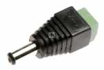 Delock Cable-plugs-adapter - 65396 Adapter Dc 2 1x5 5mm Male > Terminal Block 2 Pin