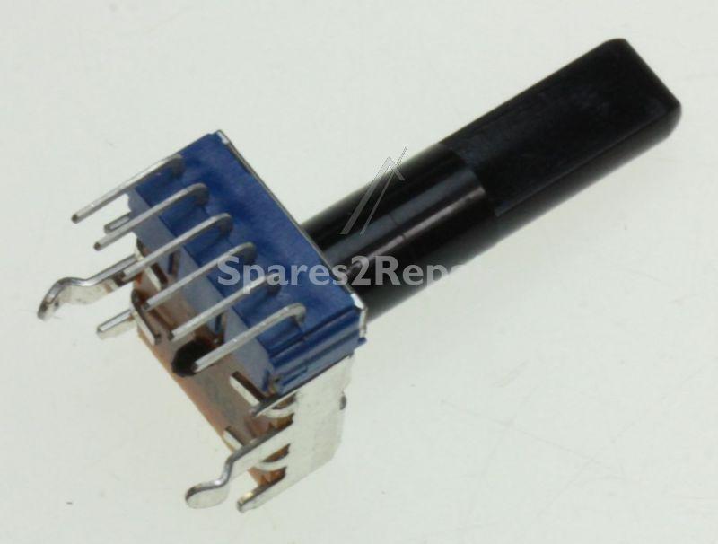 Alps Stereo Carbon Pot Linear - 50k-0,05w Linear Stereo Potentiometer Ø=6mm