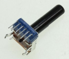 Alps Stereo Carbon Pot Log - 10k-0,05w Drehpoti Stereo Logarithmisch Ø=6mm