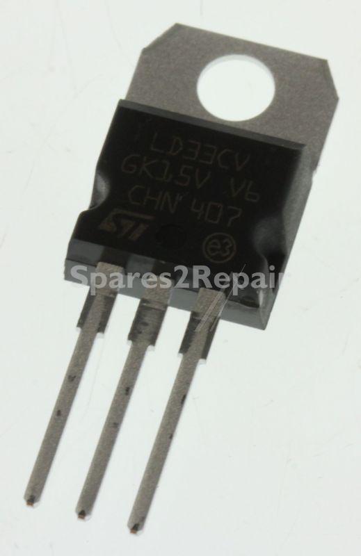 Stmicroelectronics Fixed Voltage Reg. Pos. - Ld1117v33c Voltage Regulator +3 3v 0 8a To-220 - Ld33cv