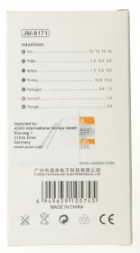 Jakemy Tools - Extra Long Bit Jm-8171 Screwdriver Set In Slide Case 17-piece