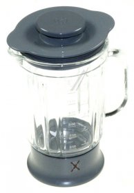 Mixer - Blender Bowl - Kw715833 Glass Blender Assembly - Grey - 1 2l [Delonghi]