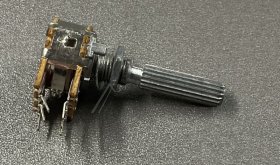 Bourns Stereo Carbon Pot Log - 100k-0,06w Drehpoti Stereo Log 6mm Ø