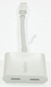 Belkin Data Cable Gsm - Rockstar Lightning Audio And Charging Adapter