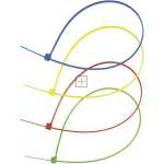 Vivanco Cable Ties - Ct 4.6-200 C Cable Ties 4,6-200 Mm 100 Pcs