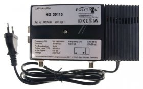 Polytron Indoor Amplifier - Hg 30115 1 Ghz Catv Amplifier 30 Db, 115 Dbµv, Return Path