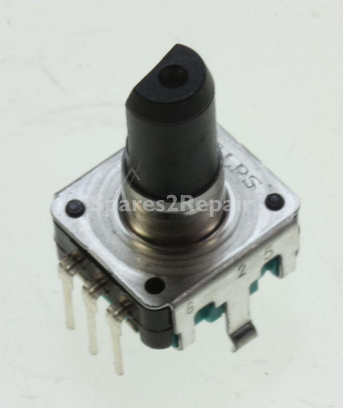 Alps Rotaryswitch - 20mm Encoder, Standard W- Switch, Print 13,2x12,4mm