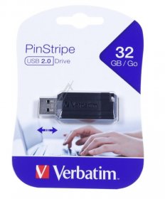 Verbatim Usb-stick 2.0 - Usb Drive 2.0 Pinstripe 32gb Black