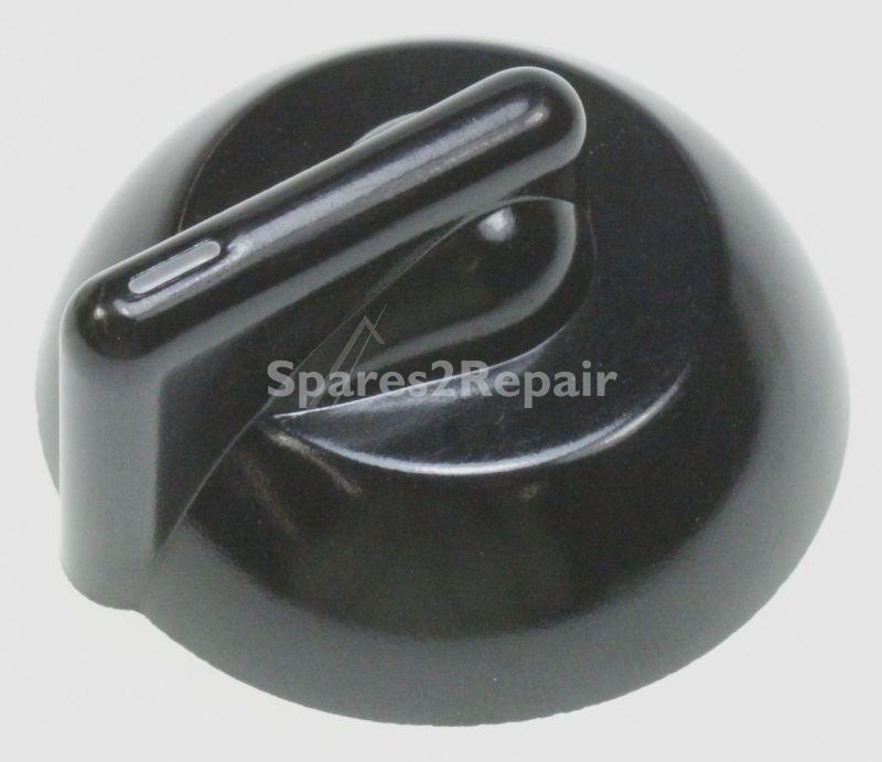 Bompani Control Knobs - 395173 Manop Goccia Nera Girata Gas-el H=2