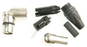 Neutrik Xlr Coupler - 3-polige Winkelkabelbuchse