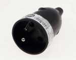 Appliance Socket - Fiche Femelle 16a 2p+t Noir