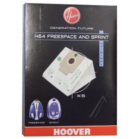 Vacuum Cleaner Bags - H64 35600637 H64 Paper Bag Fspace (x5) [Candy Hoover]