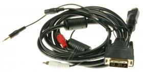 Delock Dvi Cable - 84455 Cable Dvi-hdmi+sound Male-male 2m