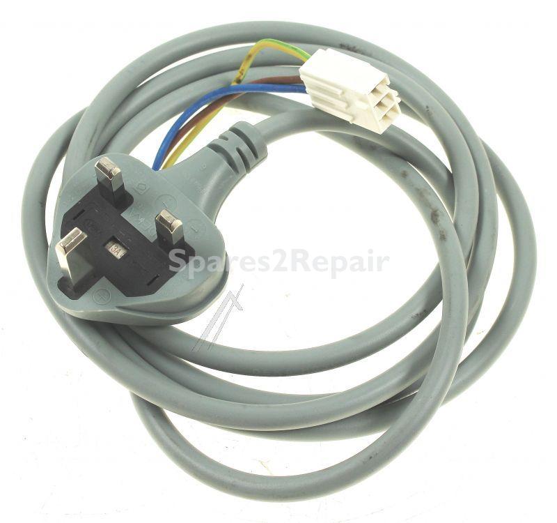 Mains Power Lead - 140001945124 Power Cable Uk 1 85m [Electrolux Aeg]